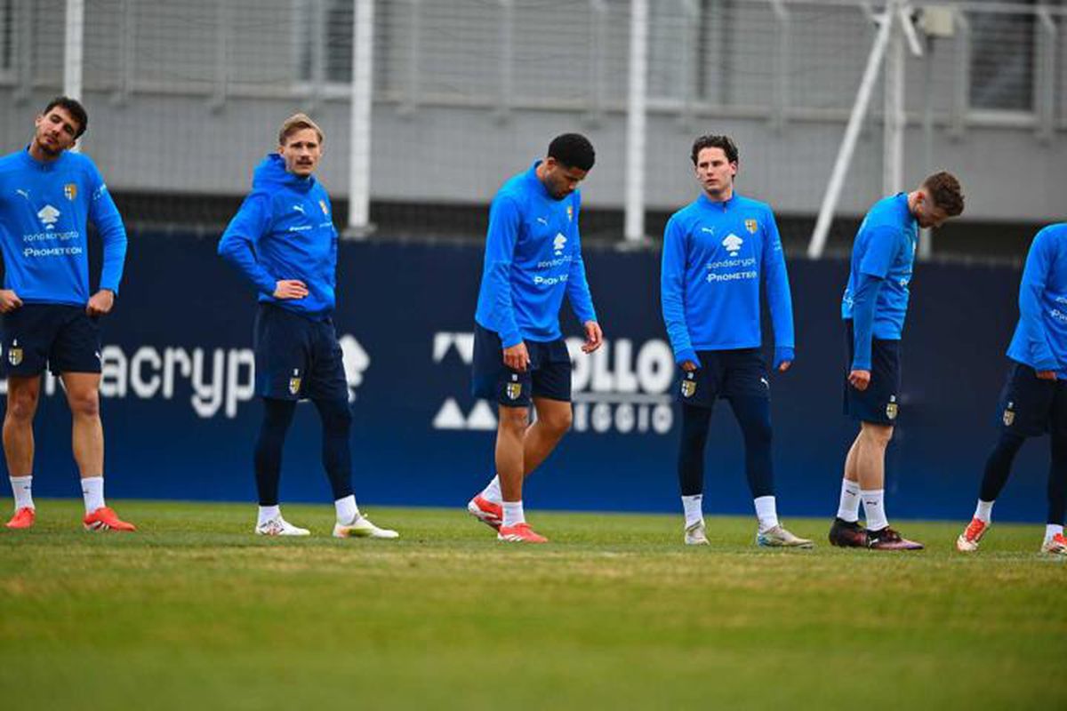 Cristi Chivu, la primul antrenament din postura de antrenor al Parmei