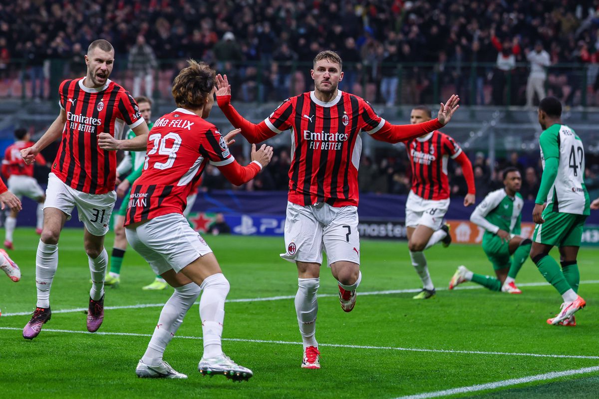 AC Milan - Feyenoord, returul play-off-ului pentru optimile Ligii Campionilor