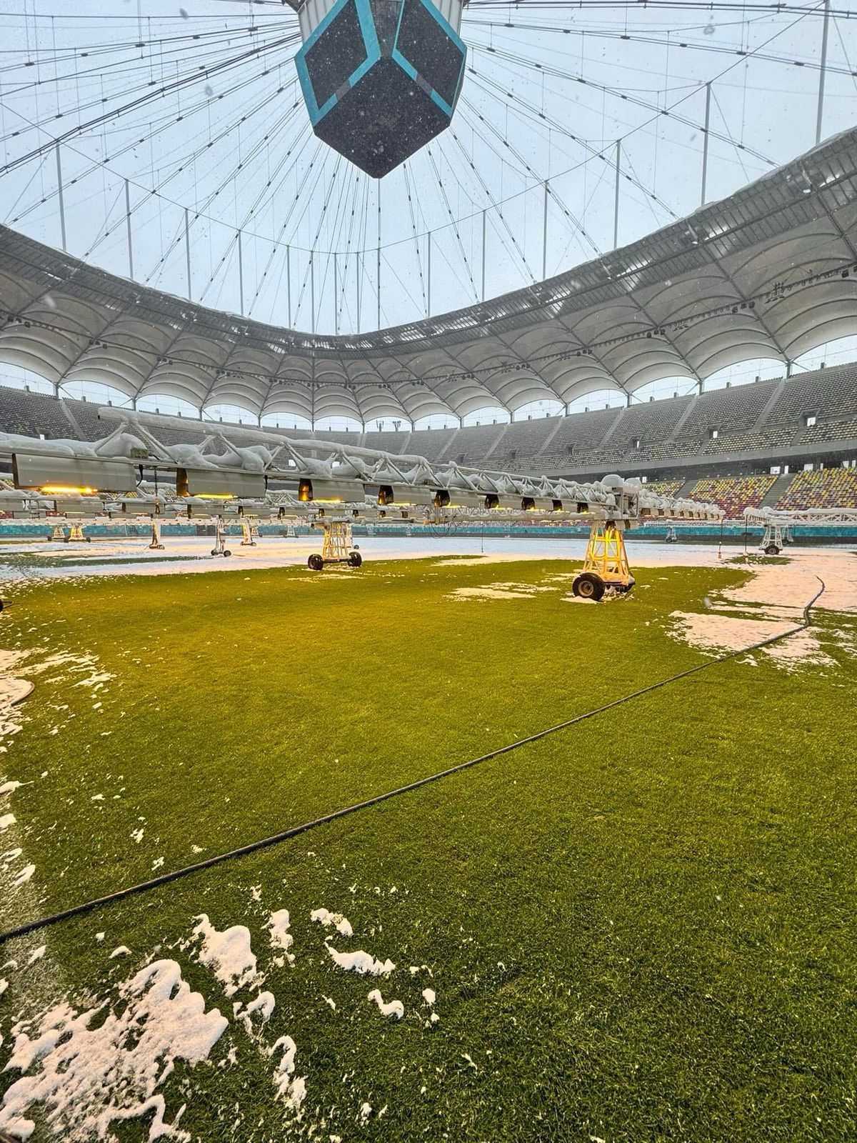 Mihai Stoica s-a filmat pe Arena Națională cu două zile înainte de FCSB - PAOK: „Pentru ziariștii greci: la ei e o rușine mondială”