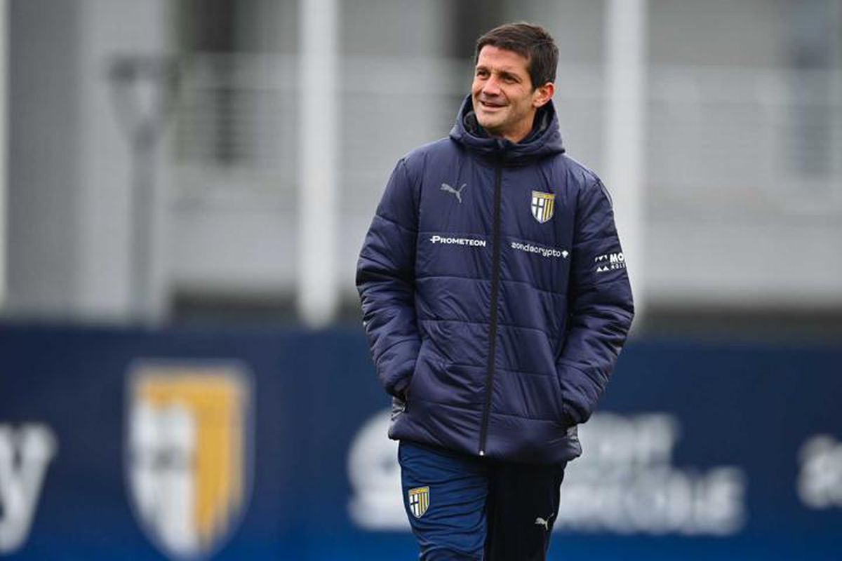 Cristi Chivu, la primul antrenament din postura de antrenor al Parmei