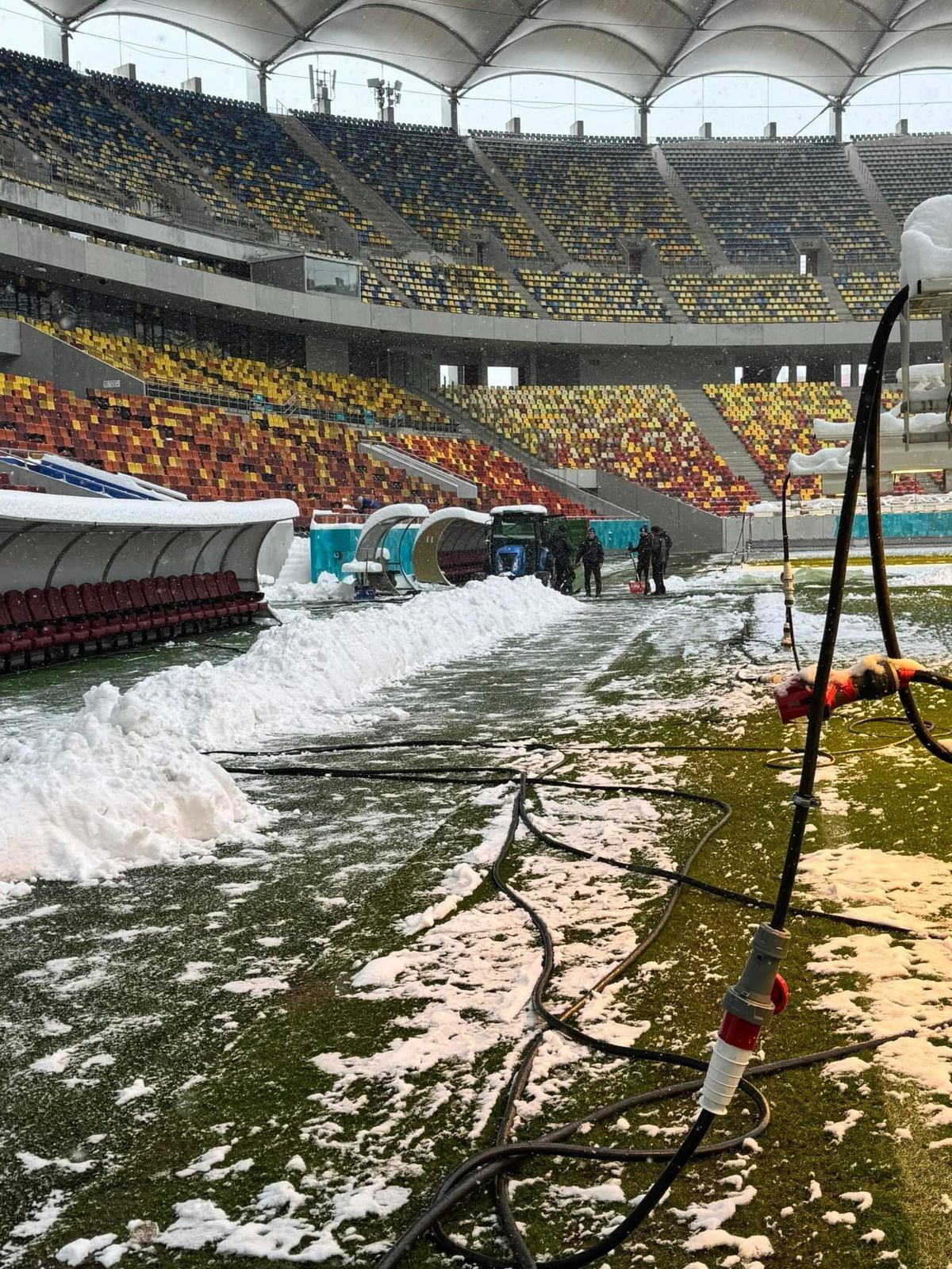 Arena Națională cu două zile înainte de FCSB - PAOK