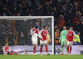 Arsenal se încurcă cu „lanterna roșie” Wolverhampton » „Tunarii” ratează șansa de a urca la +7 în fruntea Premier League