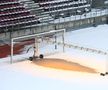 Stadionul Rapid, Giulești. Iarna a pus stăpânire pe București - 18 februarie 2026. Foto: Ionuț Iordache (GSP.RO)