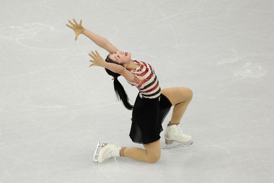 Ami Nakai la finalul programului FOTO Guliver/GettyImages Ami Nakai, surpriza Japoniei la Jocurile Olimpice în proba feminină