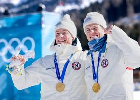 Johannes Klaebo - al zecelea aur olimpic din carieră! Încă o cursă câștigată de norvegian, alături de compatriotul său Einar Hedegart