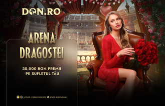 Arena Dragostei: pasiunea joacă în echipă cu strategia la Don.ro!