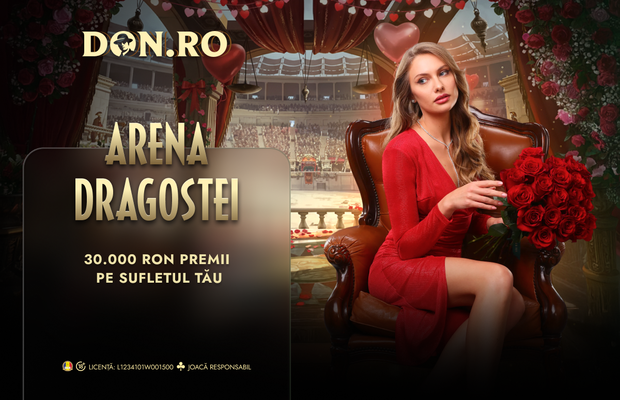 Arena Dragostei: pasiunea joacă în echipă cu strategia la Don.ro!