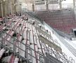 Stadionul Rapid, Giulești. Iarna a pus stăpânire pe București - 18 februarie 2026. Foto: Ionuț Iordache (GSP.RO)