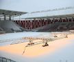 Stadionul Rapid, Giulești. Iarna a pus stăpânire pe București - 18 februarie 2026. Foto: Ionuț Iordache (GSP.RO)