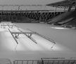 Arena Rapidului, înzăpezită pe data de 18 februarie 2026 / Foto: Facebook Rapid
