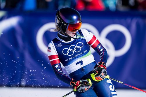 Mikaela Shiffrin (SUA), după victoria de la slalom la JO de la Milano-Cortina 2026 / Foto: Imago Images