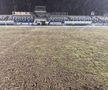 Gazonul arenei din Iași, în urma partidei de rugby România - Belgia. Foto: Ovidiu Minea (GSP)