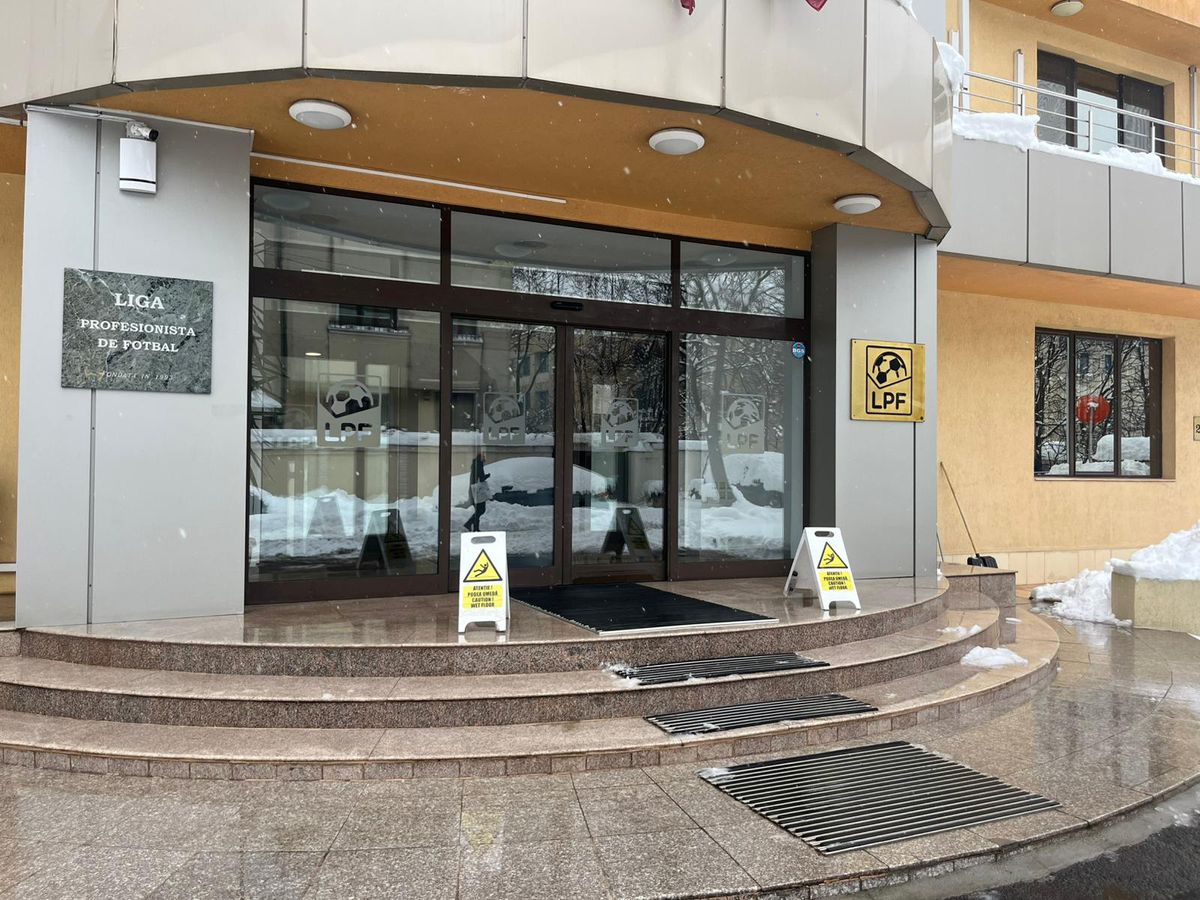 Sediul LPF, în ziua ședinței Comisiei de Disciplină