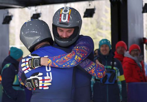 Mihai Tentea și George Iordache la finalul unei manșe FOTO Imago Images