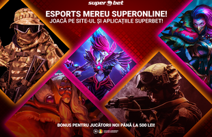 La superbet pariezi acum și pe esports! Superpariuri pe jocurile tale preferate!