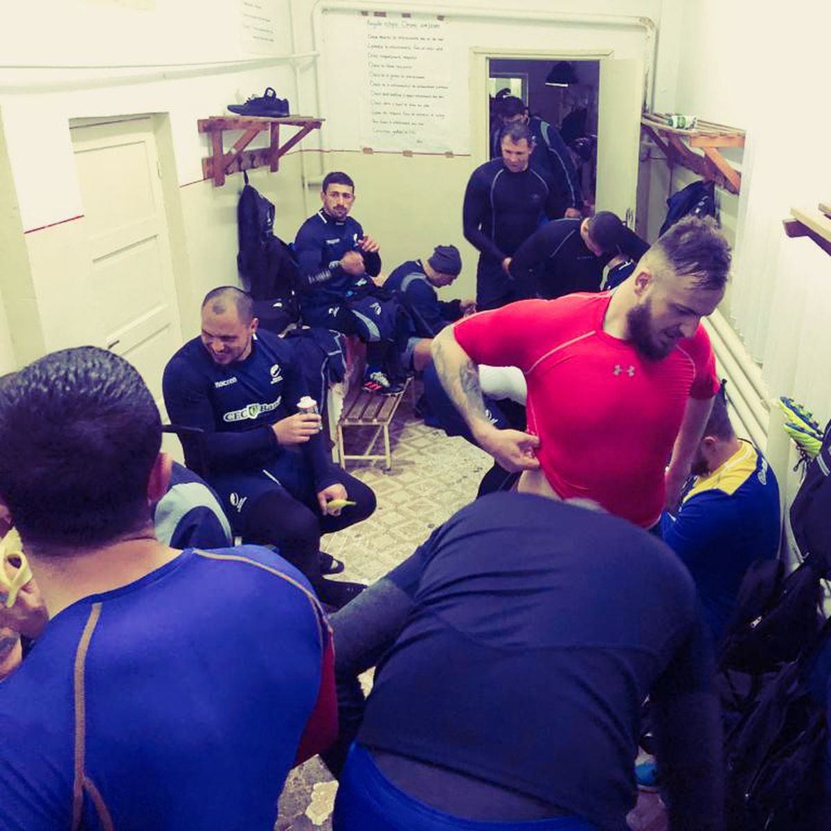 Imagini revoltătoare de la antrenamentele echipei naționale de Rugby