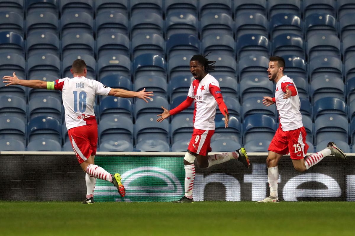 Rangers - Slavia Praga 0-2. VIDEO + FOTO Nicolae Stanciu, din nou magistral în Europa!