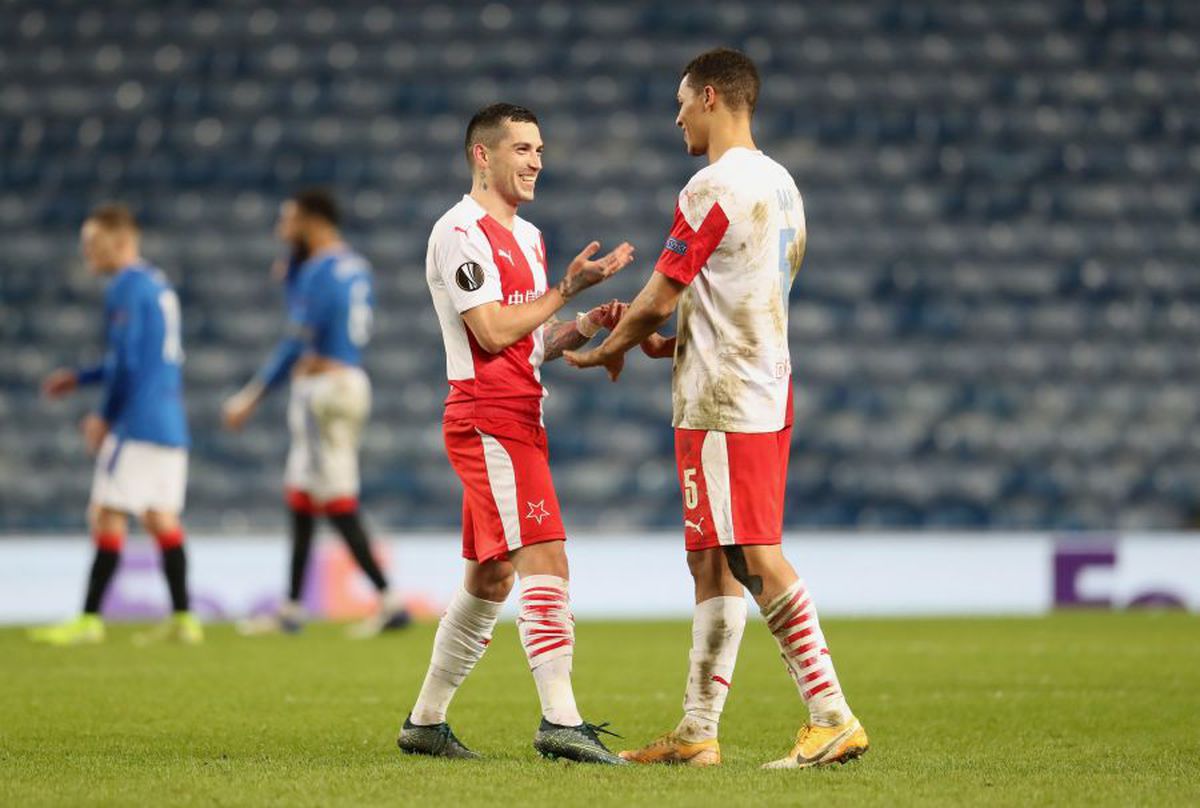 Rangers - Slavia Praga 0-2. VIDEO + FOTO Nicolae Stanciu, din nou magistral în Europa!