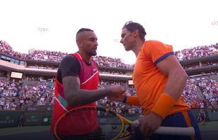 Încă un meci aprig între Nadal și Kyrgios » Momente incredibile cu australianul în prim-plan