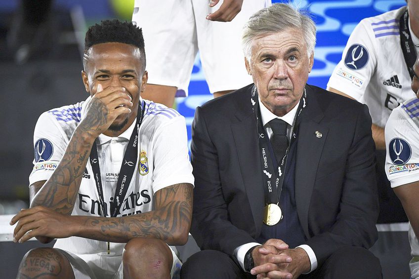 Carlo Ancelotti, alături de Eder Militao // sursă foto: Imago Images