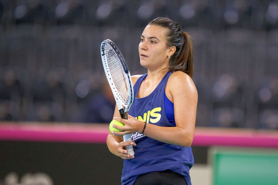 Gabi Ruse, la o acțiune a echipei României din 2020 / foto: Raed Krishan Enigma momentului în tenisul românesc » Gabriela Ruse a spus că se retrage din națională, apoi a revenit cu un nou mesaj: „Aș vrea să clarific situația”