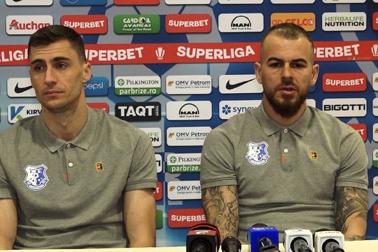 Ionuț Larie (36 de ani), fundașul central al celor de la Farul Constanța, și Denis Alibec (32 de ani), atacantul „marinarilor”, au prefațat meciul pe care dobrogenii îl vor disputa împotriva lui Sepsi