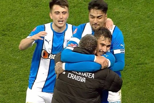 Jovan Markovic (21 de ani) a marcat un gol superb în minutul 32 al derby-ului de play-off dintre FCSB și CS Universitatea Craiova, la scorul de 0-0.
