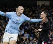 Haaland a reușit un hattrick în victoria lui Manchester City cu Burnley, scor 6-0, în sferturile Cupei Angliei. Foto: Imago