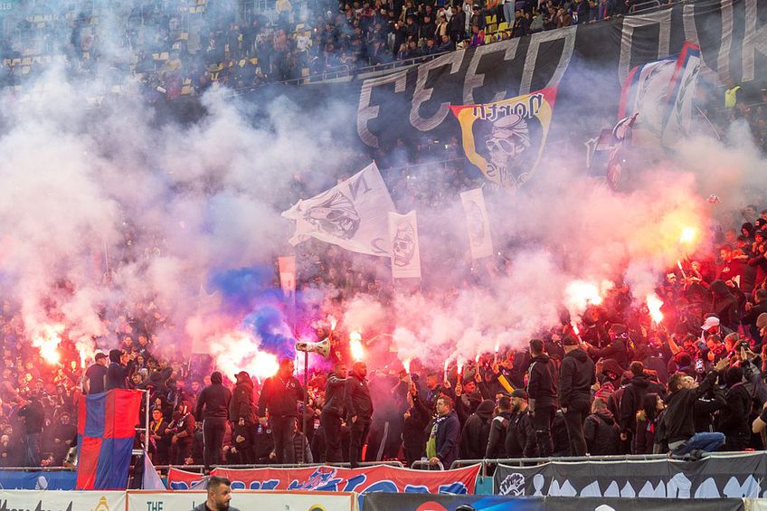 FCSB - CS Universitatea Craiova, derby-ul primei runde din play-off, generează un interes imens în rândul suporterilor / foto: GSP