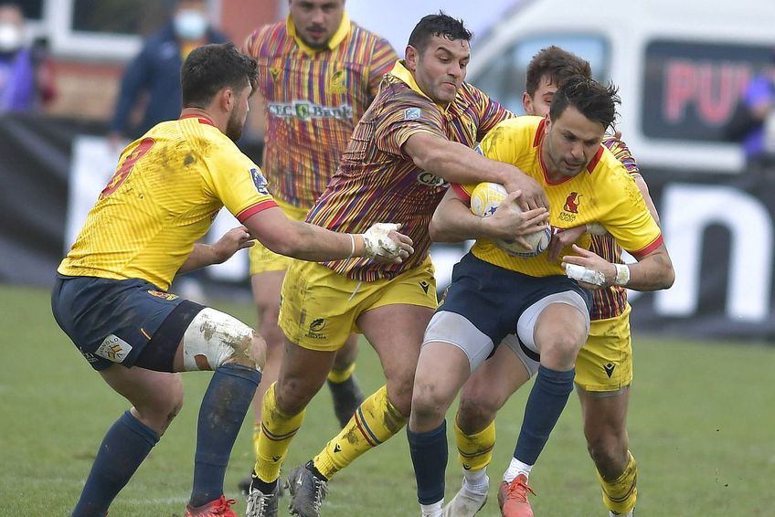Pe 20 martie 2021, Naționala de rugby a României a învins selecționata Spaniei, scor 22-16, într-un meci contând pentru Rugby Europe Championship. Foto: Imago Images