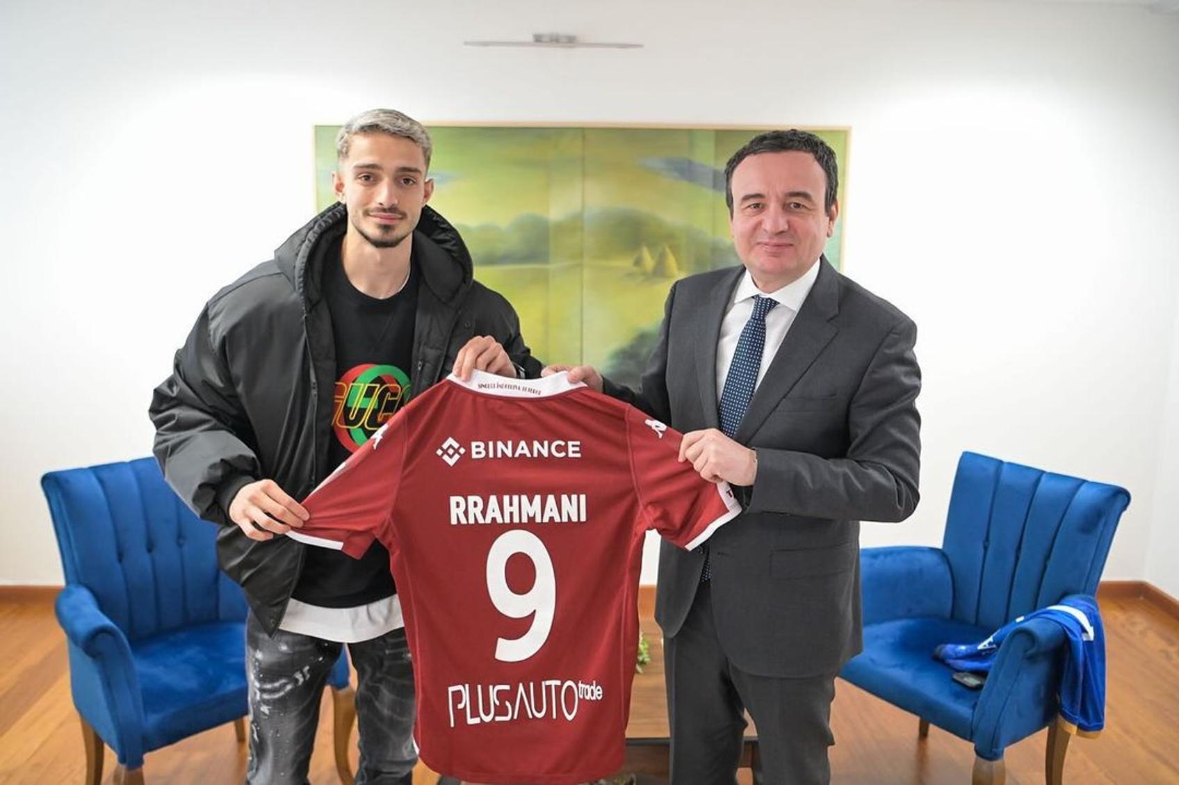 Albion Rrahmani s-a întâlnit cu premierul din Kosovo