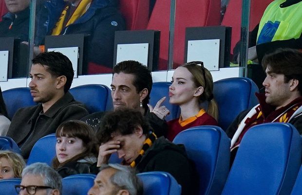 A apărut la meciul Romei cu iubitul celebru, după ce și-a anulat concertele din America de Sud