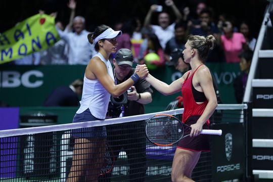Simona Halep și Caroline Garcia // FOTO: Imago