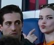 Dove Cameron și Damiano David la meciul AS Roma - Sassuolo 1-0