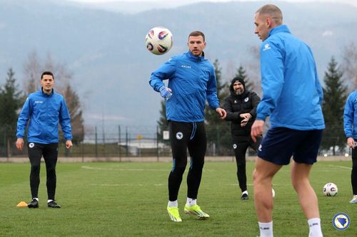Primul antrenament al Bosniei // foto: nfsbih.ba