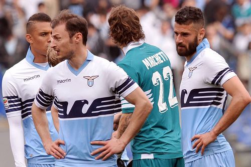 Antonio Candreva (dreapta), alături de Ștefan Radu în perioada 2011-2016 la Lazio / Foto: Imago
