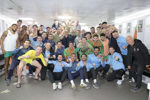 5-0! Echipa lui Ianis Hagi (stânga sus) și-a zdrobit adversara // FOTO: X