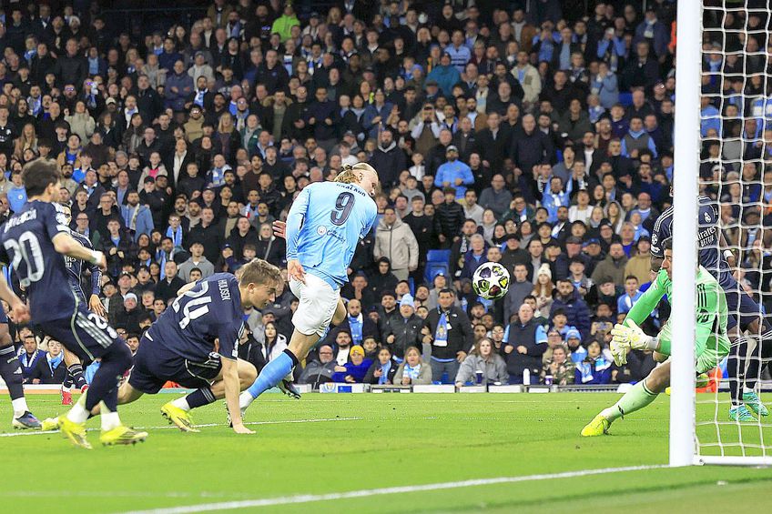 Thibaut Courtois, aici cu un reflex senzațional la Haaland // foto: Imago Images