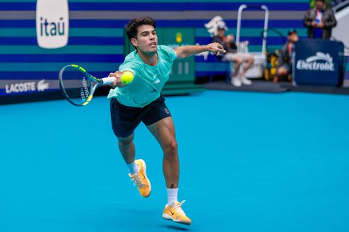 Carlos Alcaraz la un antrenament la Miami FOTO Imago Images