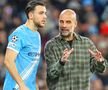 Pep Guardiola, alături de Nico Gonzalez. Foto: Imago