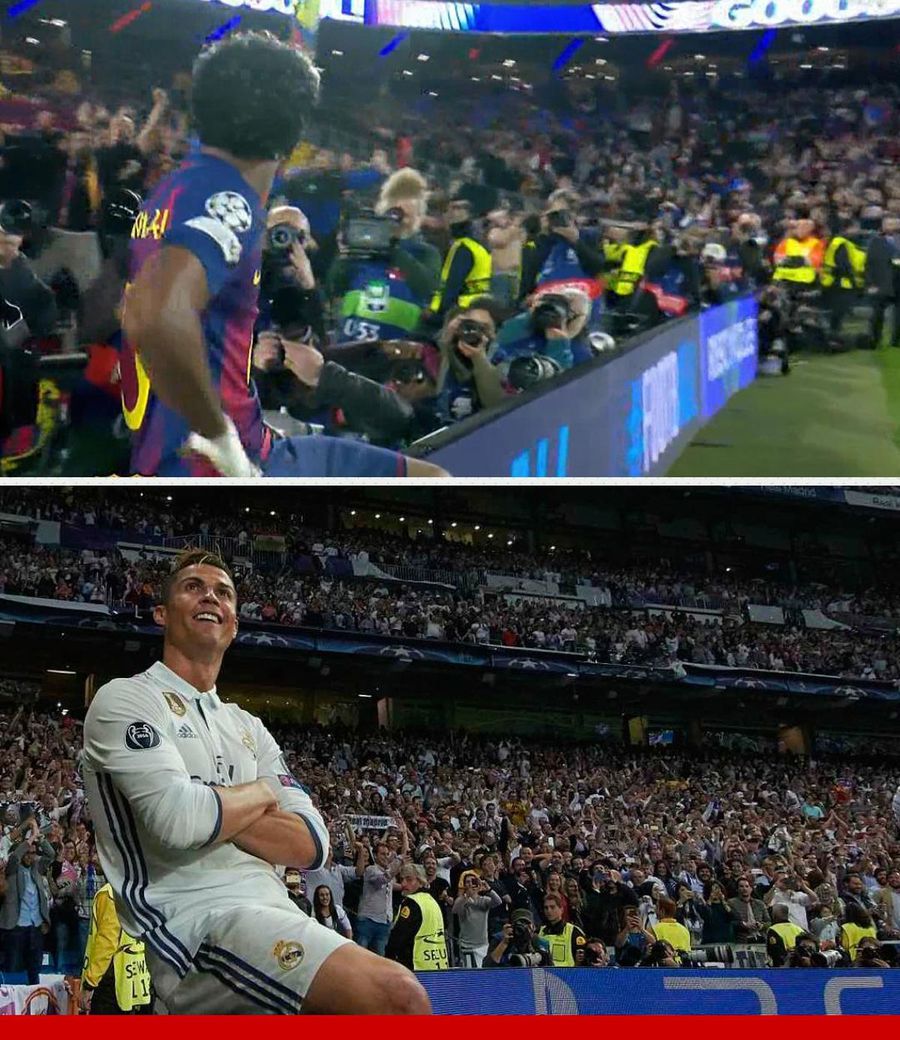 Lamine Yamal l-a imitat pe „dușmanul” Cristiano Ronaldo, după al zecelea gol în Liga Campionilor