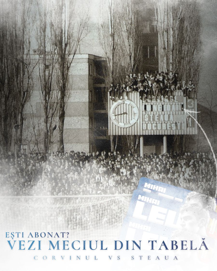 Inedit! Cu un pas în Superliga, clubul invită fanii să vadă meciul... de pe tabelă