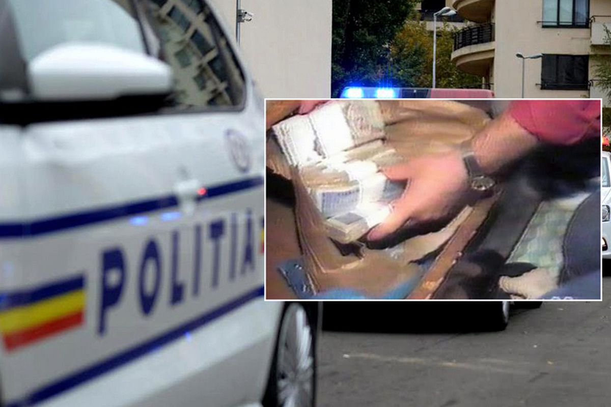 VIDEO. Imagini COLOSALE, difuzate în premieră! Flagrant de proporții în fotbalul românesc » Poliția a descins și i-a prins cu pungi pline cu bani, pentru trucarea unui meci!