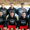Aleksander Mitrovic (al doilea din dreapta, pe rândul de sus), înainte de meciul cu Dinamo Kiev // foto: Facebook @ FC Dinamo Bucuresti