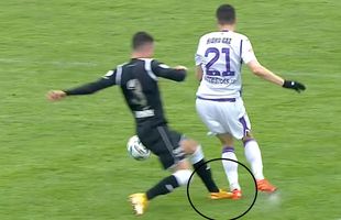 Fază complicată în FC Argeș - Poli Iași » Gazdele au cerut penalty, arbitrul a dat „galben” pentru simulare