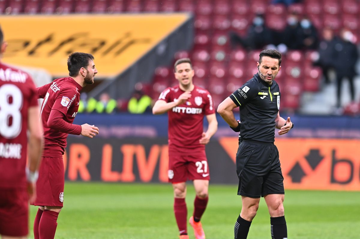 A fost sau n-a fost gol? Faza controversată din CFR Cluj - Clinceni pe care nici reluările TV nu au lămurit-o
