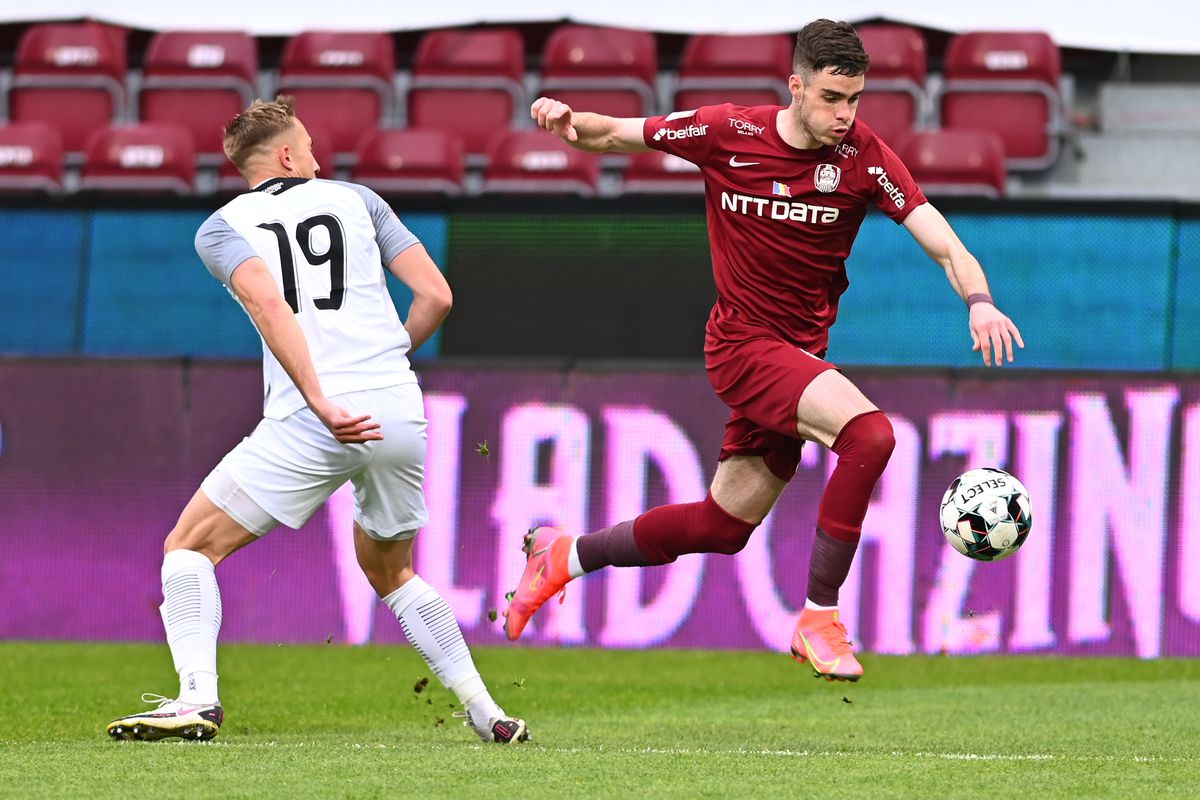 A fost sau n-a fost gol? Faza controversată din CFR Cluj - Clinceni pe care nici reluările TV nu au lămurit-o