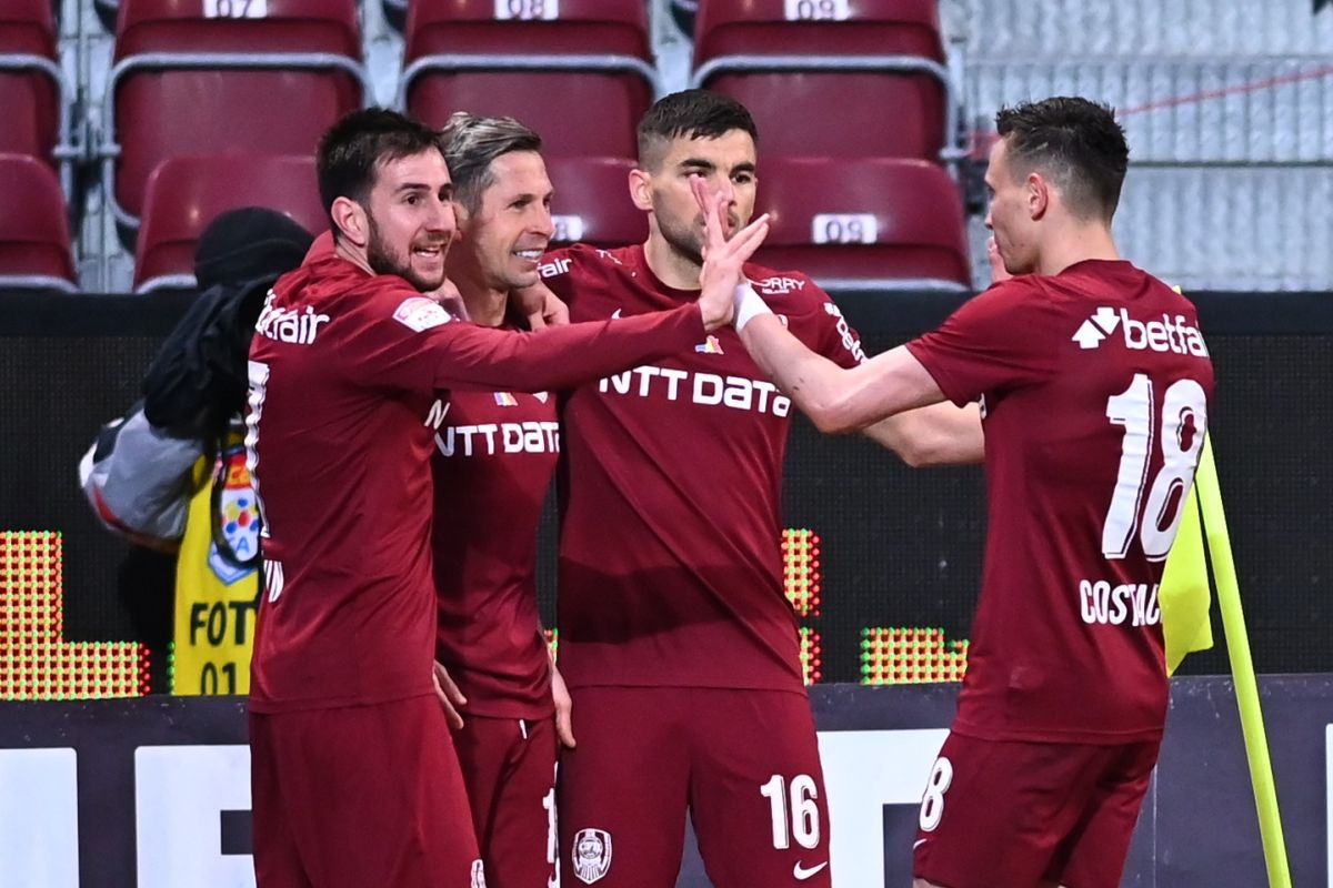 CFR Cluj - Clinceni 3-0 » Campioana e complexul Academicii! Clasamentul actualizat