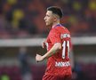 Olimpiu Moruțan, accidentat, a ieșit de pe teren în minutul 60 al meciului cu FC Botoșani.