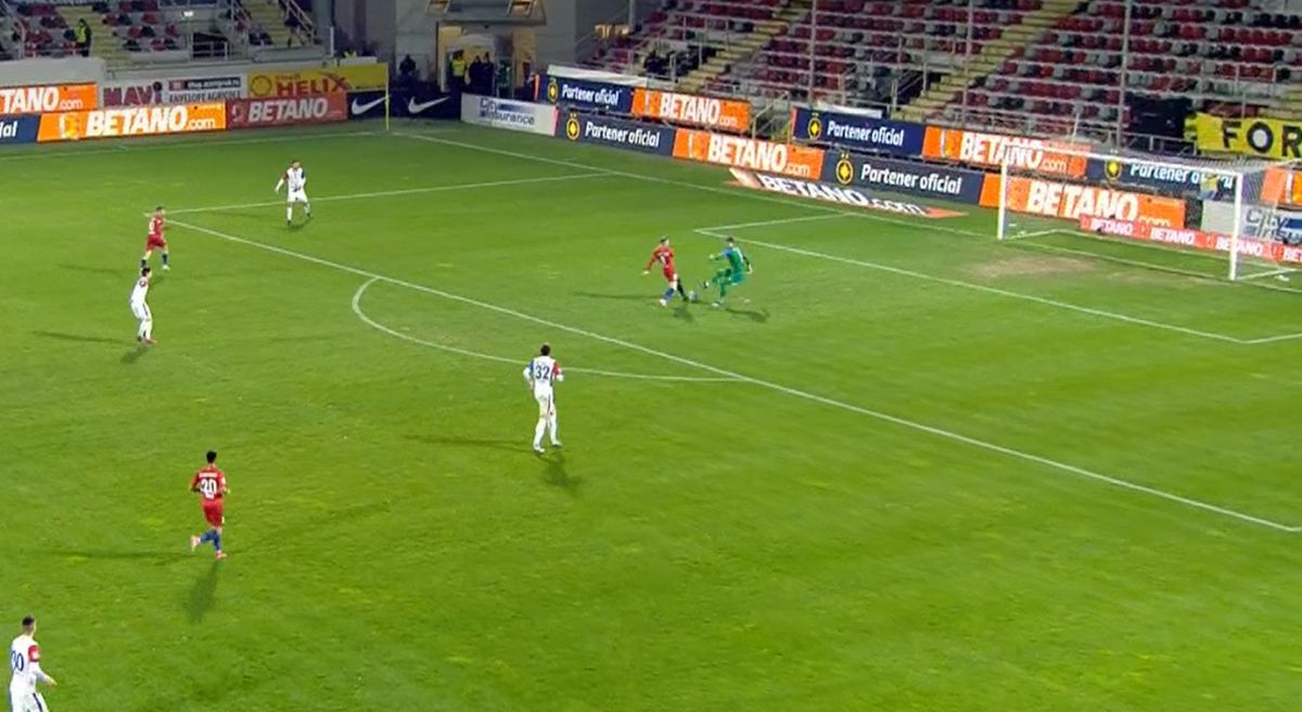 Gafă de proporții la FCSB - Botoșani » Și-a îngropat echipa după o fază de curtea școlii